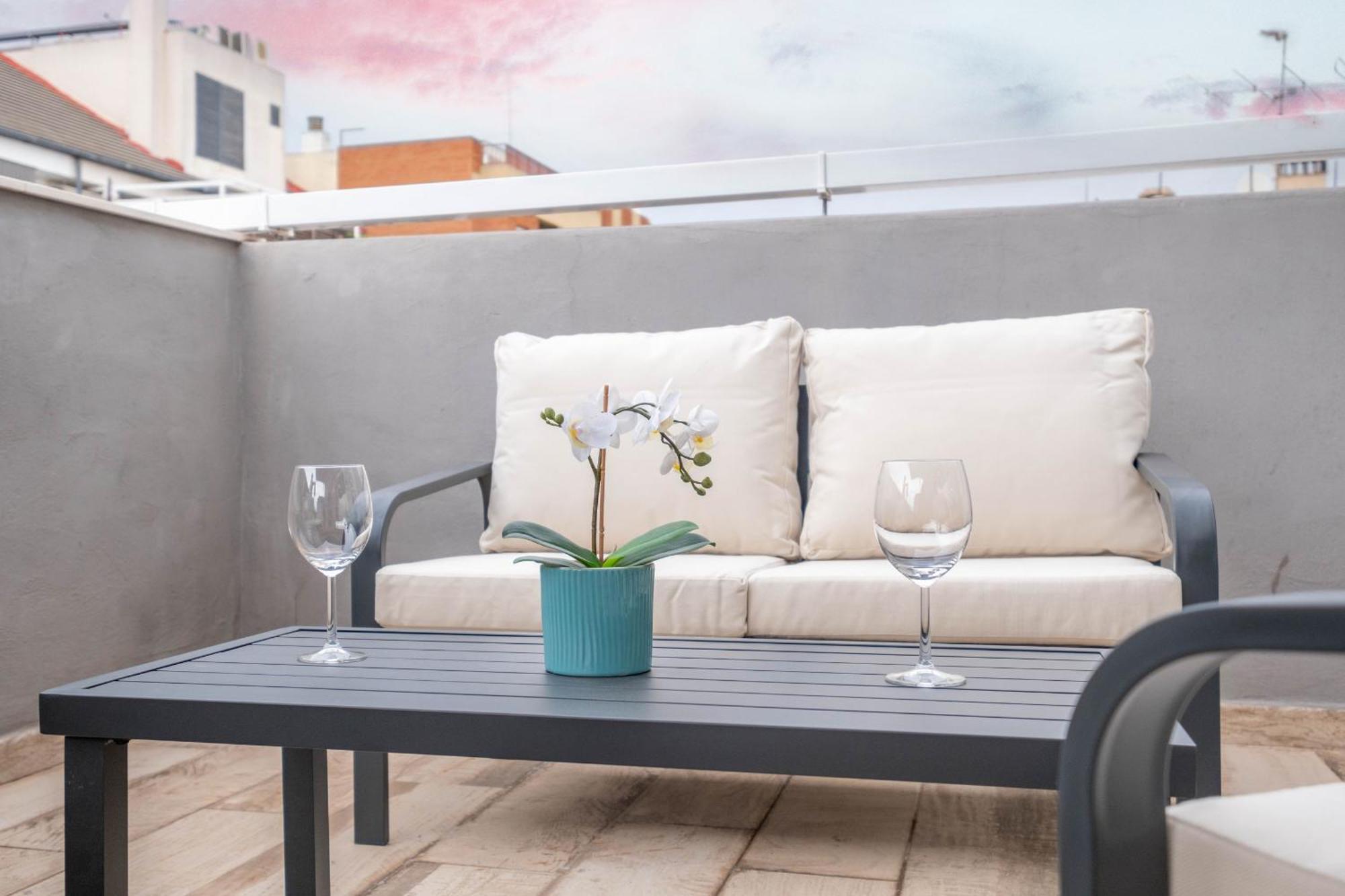 Spacious Penthouse With Private Terrace Valência Exterior foto