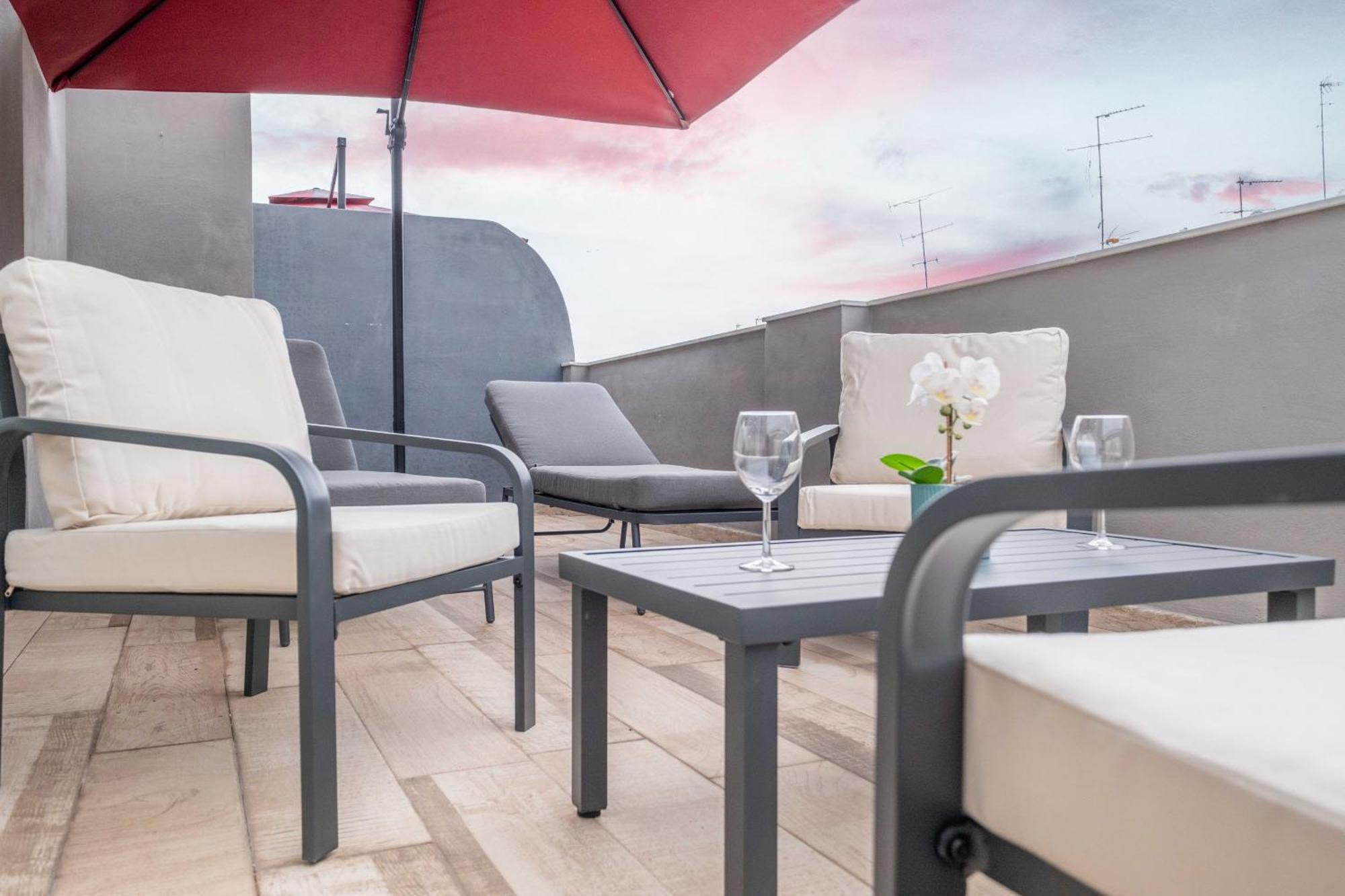 Spacious Penthouse With Private Terrace Valência Exterior foto